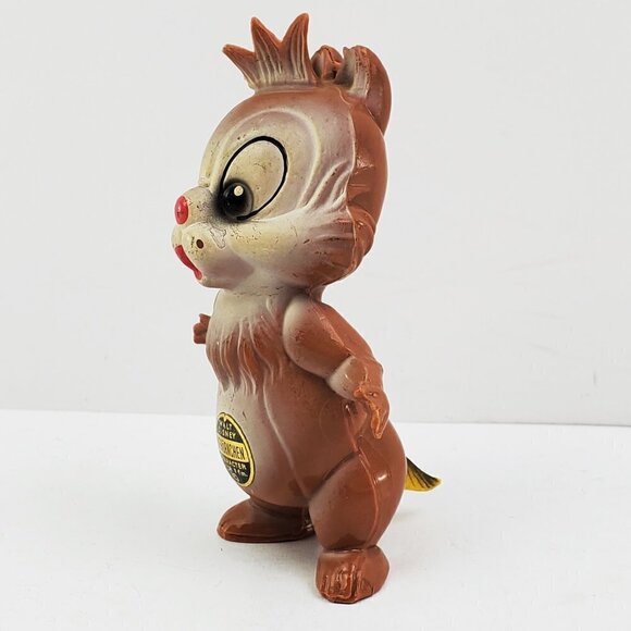 Walt Disney Production Vintage Chipmunk Behornchen Dale WDP German 1960s Figure - Picture 3 of 9